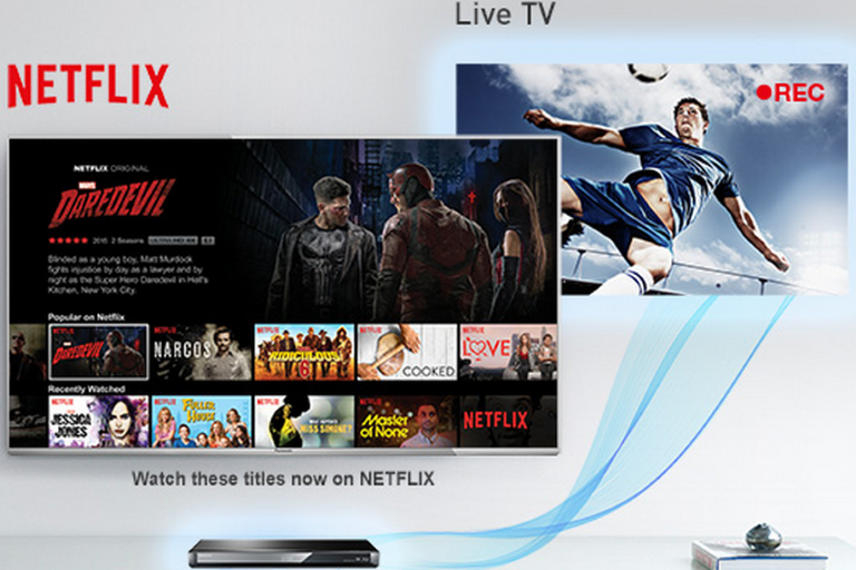 Panasonic Smart Network 3D Bluray Player With 500GB Twin HD Tuner