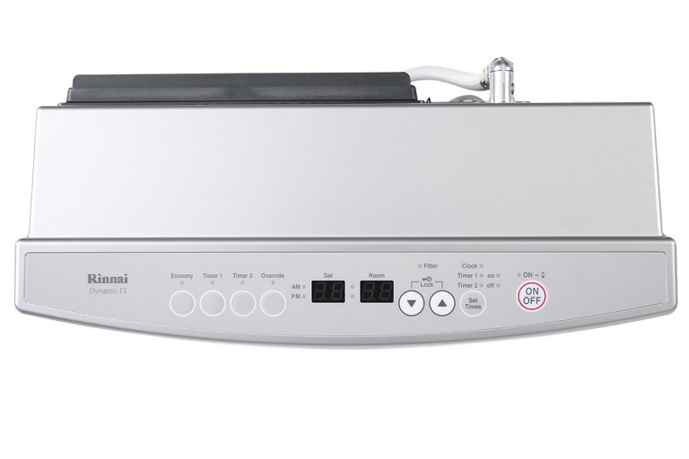 Rinnai Dynamo 15 Unflued Gas Convector Heater Platinum Silver Harvey Norman