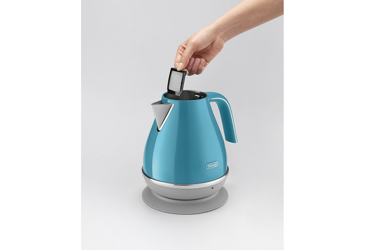 Delonghi Icona Toaster 2 Slice & Cordless 1.7L Kettle Jug Electric Set  Azure Kit