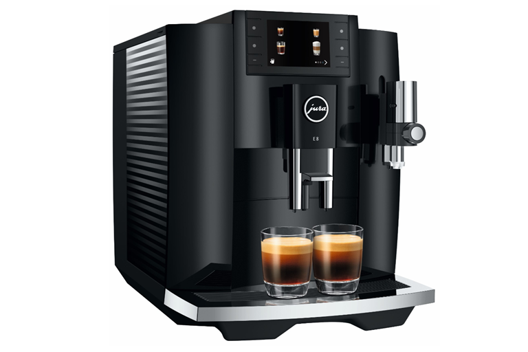Jura E8 Automatic Coffee Machine Piano Black Harvey Norman