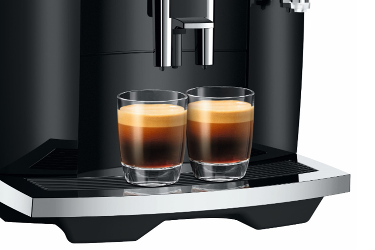 Jura E8 Automatic Coffee Machine Piano Black Harvey Norman