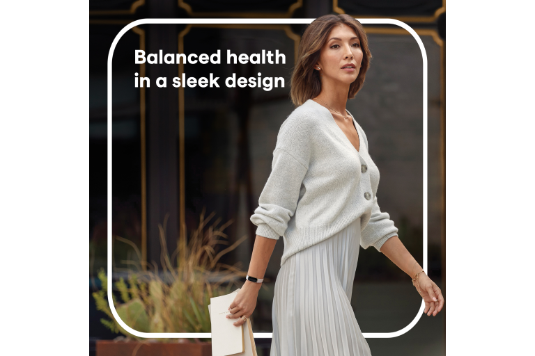 Fitbit Luxe Fitness & Wellness Tracker - Orchid/Platinum Stainless