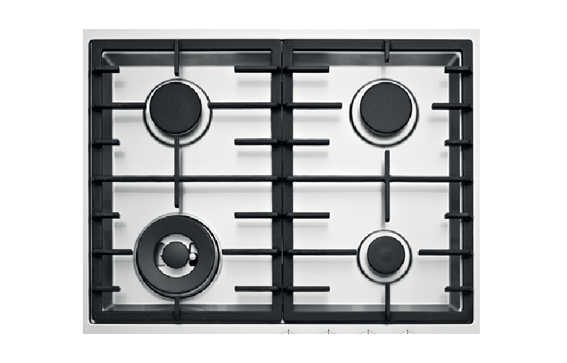 AEG 600mm 4 Burner Natural Gas Cooktop Stainless Steel Harvey Norman