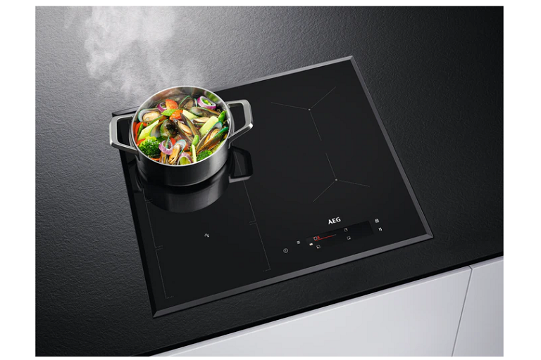 AEG 800mm SenseFry Induction Cooktop with FlexiBridge Harvey Norman