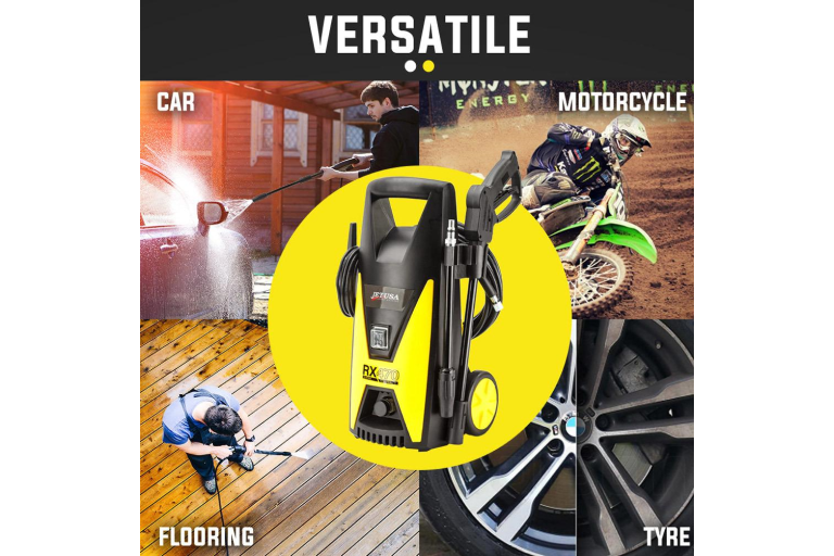 JETUSA RX470 1800W Electric High Pressure Washer Cleaner with Adjustable Spray Gun Harvey Norman