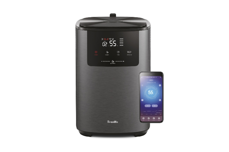 Breville the Smart Mist Top Connect Humidifier Graphite Harvey Norman