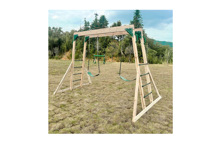 Lifespan Kids Daintree 2in1 Monkey Bars and Swing Set Harvey Norman