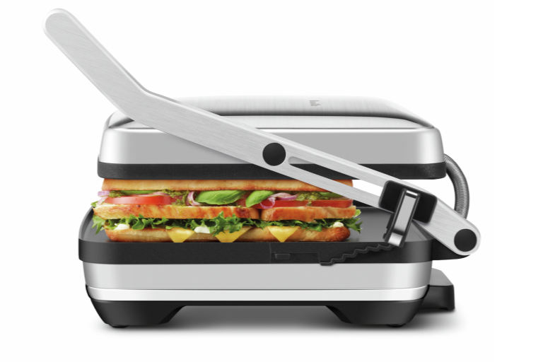 Breville the Toast & Melt 4 Slice Sandwich Press Brushed Stainless