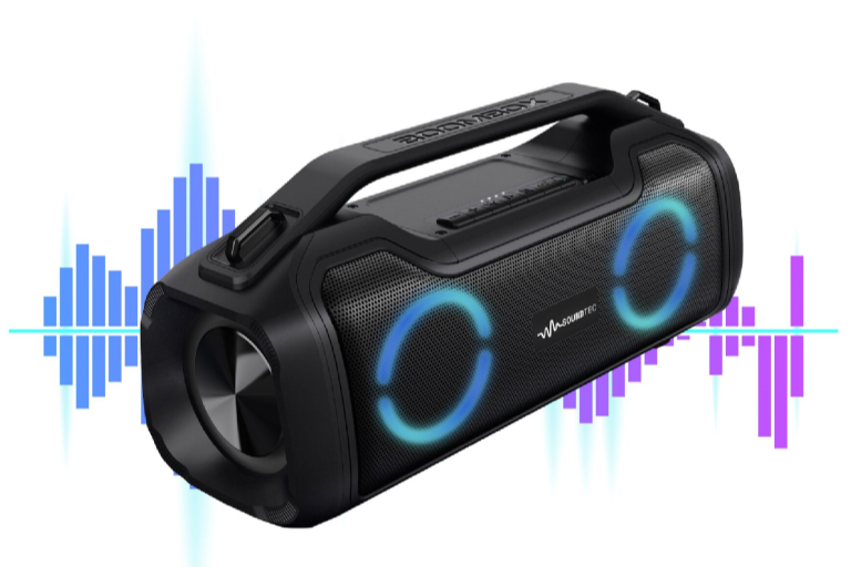 Laser Soundtech 2.0CH Boombox Portable Bluetooth Speaker Harvey Norman