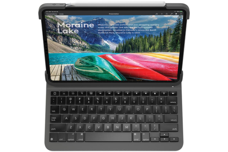 Logitech Slim Folio Pro Bluetooth Keyboard Case for iPad Pro 11inch (2nd Generation) Harvey