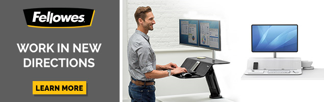 Fellowes Lotus RT Dual Monitor Sit-Stand Desk | Harvey Norman