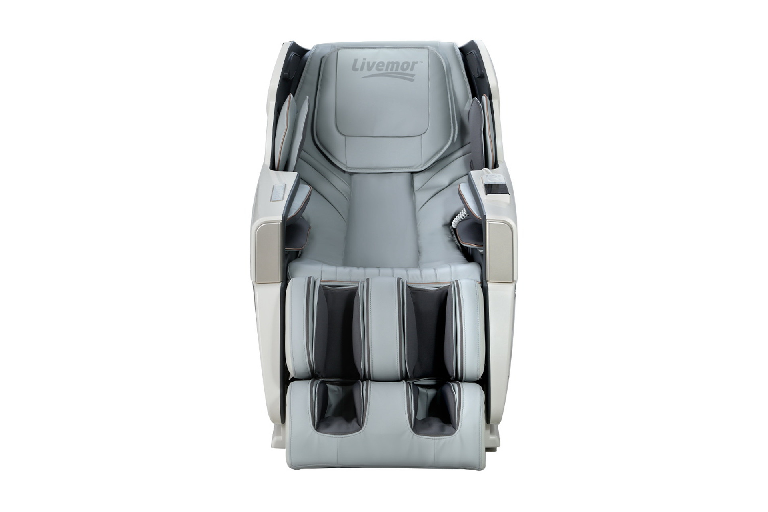 Livemor Zero Gravity Electric Massage Chair White Harvey Norman