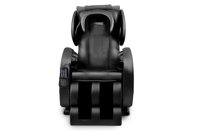 Livemor Delmue Electric Massage Chair Black Harvey Norman