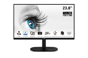MSI Pro 23.8inch MP245V 100HZ Monitor - Black | Joyce Mayne