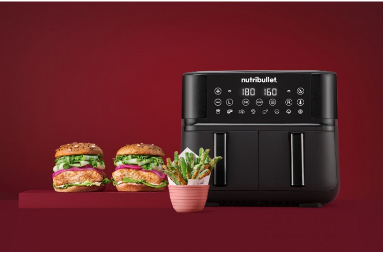 Nutribullet Twin Drawer Air Fryer Harvey Norman