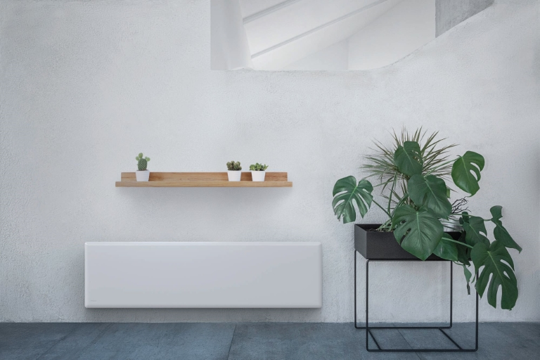 Nobo 2.4kW Electric Panel Heater with Timer and Castors Harvey Norman