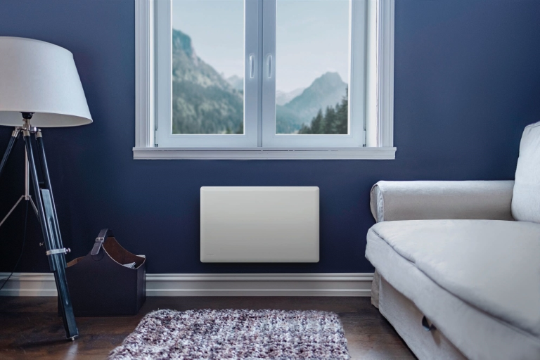 Nobo 750W Electric Panel Heater with Timer and Castors Harvey Norman