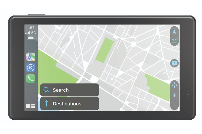 Parkmate ClearView 51 5inch Wireless Smart Monitor with Front Dash