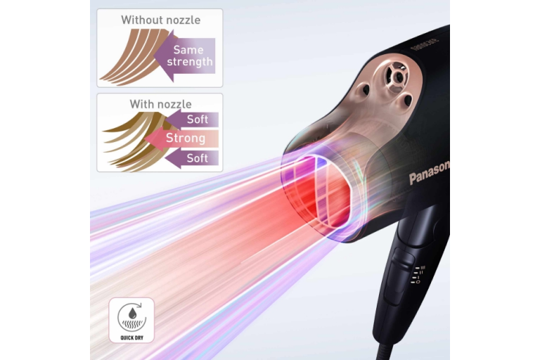 Panasonic Nanoe Moisture Infusion Advanced Hair Dryer Black/Gold