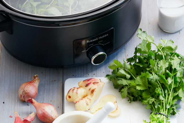 Russell Hobbs 7L Slow Cooker Matte Black Joyce Mayne