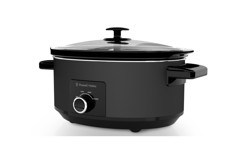 Russell Hobbs 7L Slow Cooker Matte Black Joyce Mayne