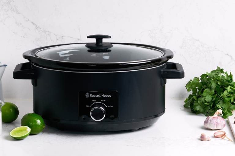 Russell Hobbs 7L Slow Cooker Matte Black Harvey Norman