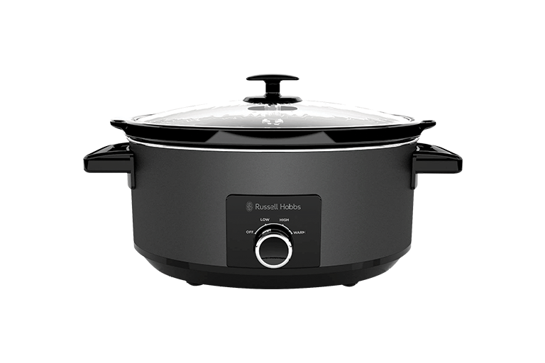 Russell Hobbs 7L Slow Cooker Matte Black Harvey Norman