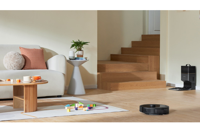 Roborock Q8 Max+ Robotic Vacuum and Mop Black Harvey Norman