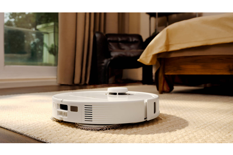 Roborock Qrevo MaxV Robotic Vacuum & Mop White Harvey Norman