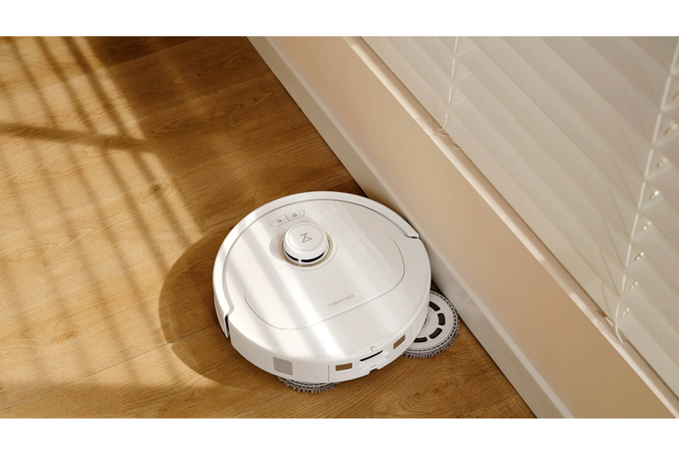Roborock Qrevo MaxV Robotic Vacuum & Mop White Harvey Norman