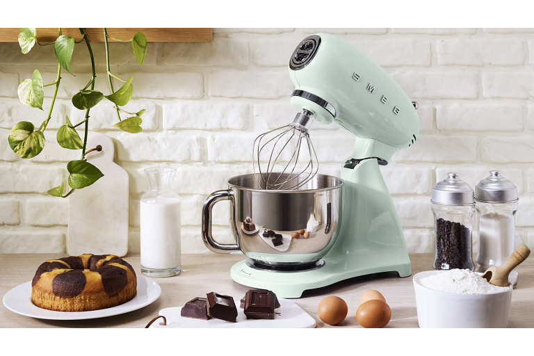 Smeg 50's Retro Style Aesthetic Full Colour Stand Mixer Pastel Green