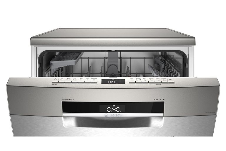 Bosch 60cm Series 6 14 Place Setting Freestanding Dishwasher with Home