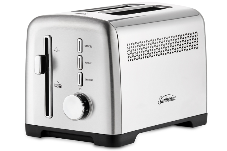 Sunbeam Fresh Start 2 Slice Toaster Stainless Steel Harvey Norman