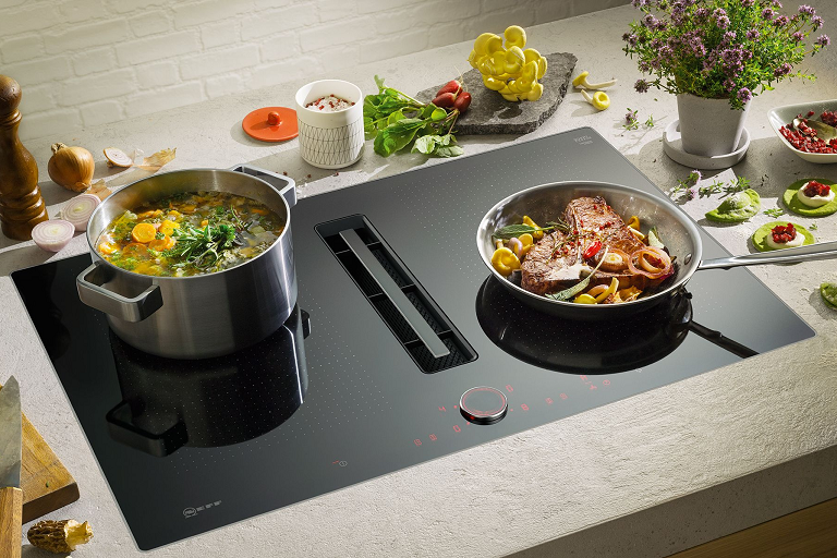 NEFF 800mm N 90 Induction Cooktop with Integrated Ventilation System