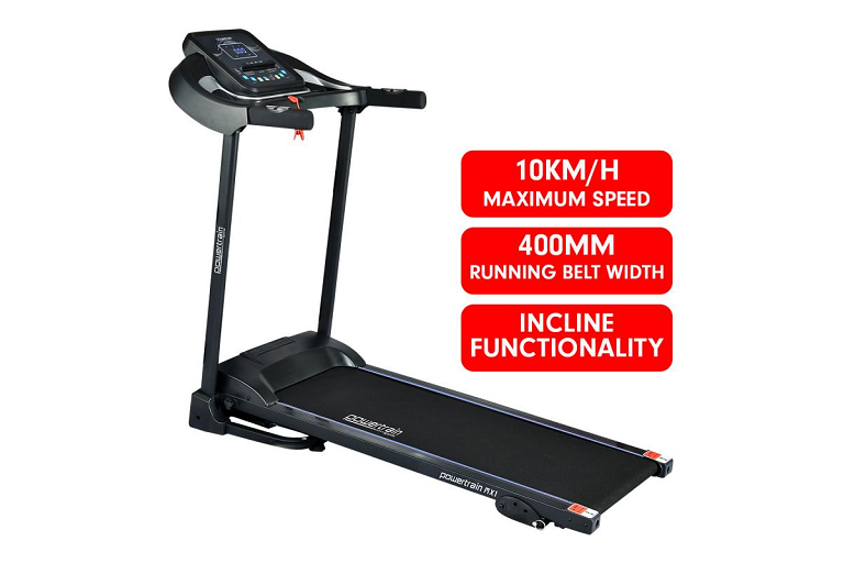 PowerTrain Treadmill MX1 Cardio Running Harvey Norman