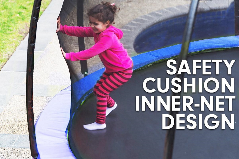 Kahuna 12ft Trampoline with Roof Harvey Norman