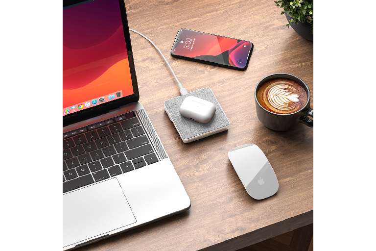 Alogic Ultra 10W Wireless Charging Pad with 18W Wall Charger Harvey