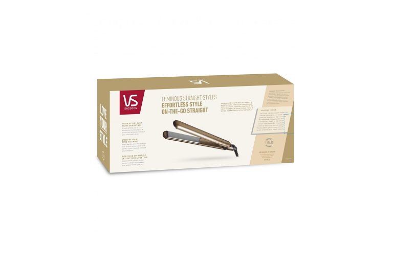 VS Sassoon Luminous Straight Stylers Hair Straightener Harvey Norman