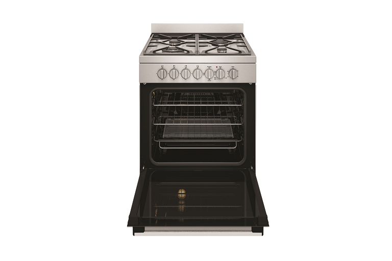 Westinghouse 600mm Dual Fuel Freestanding Cooker with 4 Burner Gas