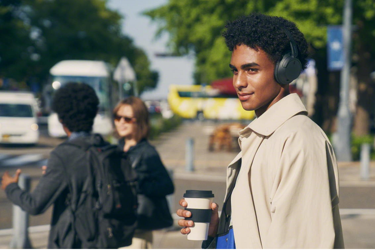 Sony WHCH720N Wireless Noise Cancelling Headphones Black Harvey Norman