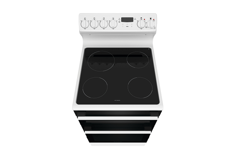 Westinghouse 54cm Freestanding Cooker with Electric Hob White