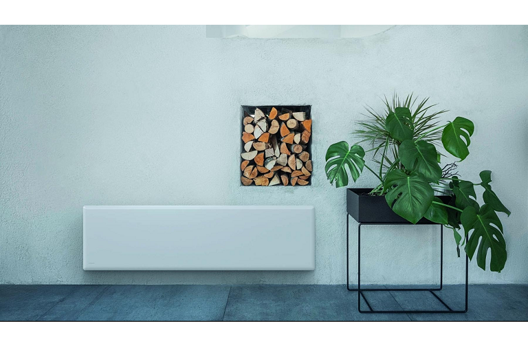 Nobo 2kW Electric Panel Heater with Timer and Castors | Harvey Norman
