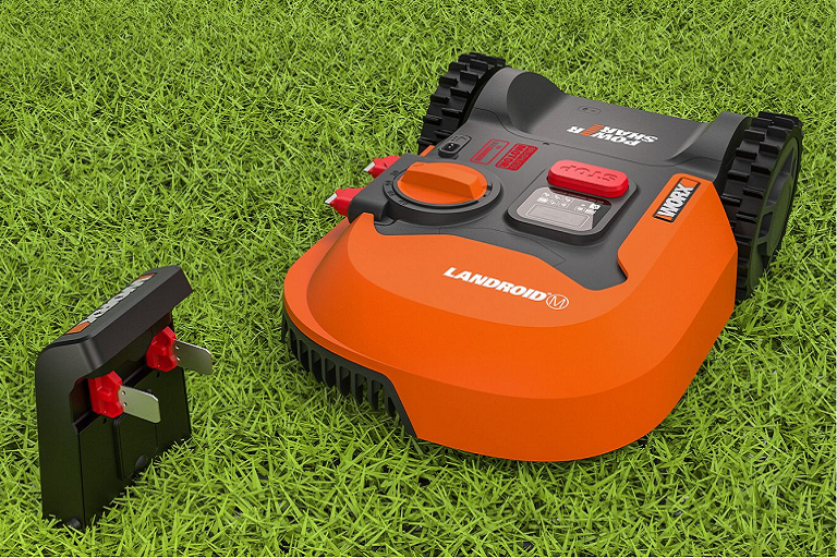 Worx 20V Landroid 1000m2 Robotic Lawn Mower Kit WR140E Harvey Norman