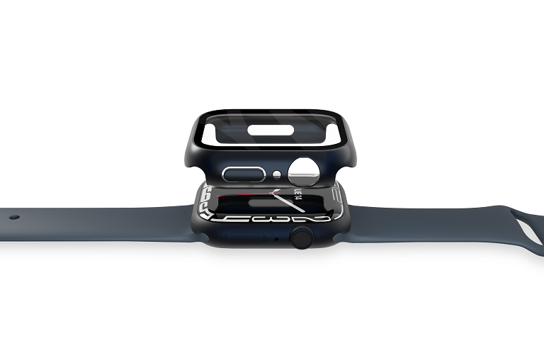 EdgeShield Case with Glass Screen Protector for Apple Watch