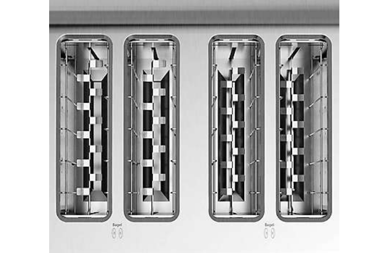 KitchenAid 4 Slice Toaster Almond Cream Harvey Norman