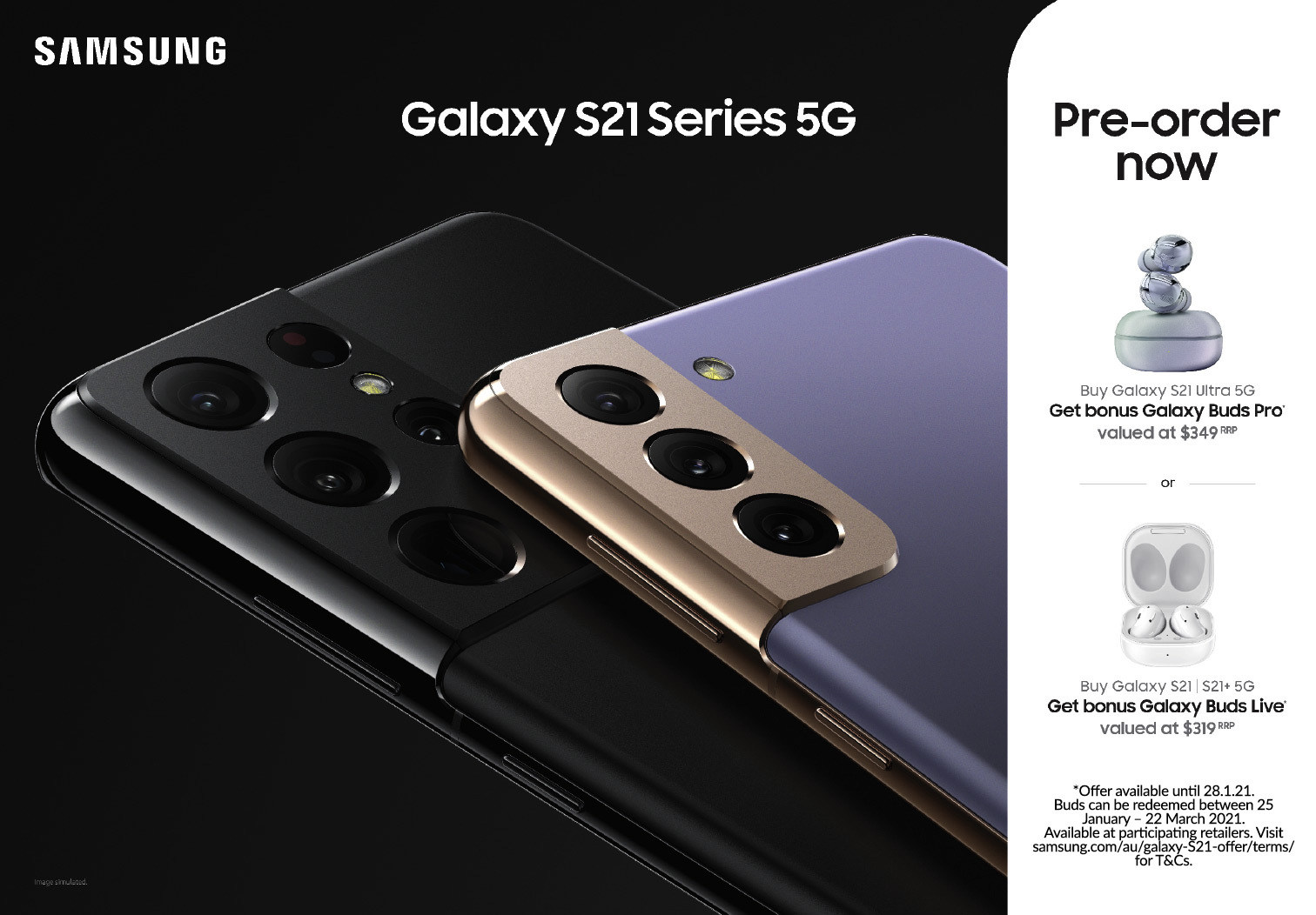 Samsung Galaxy S21 5G Banner
