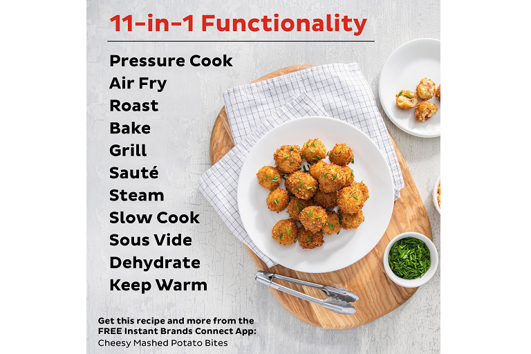 Instant Pot Pro Crisp 8L Multicooker + Air Fryer Harvey Norman